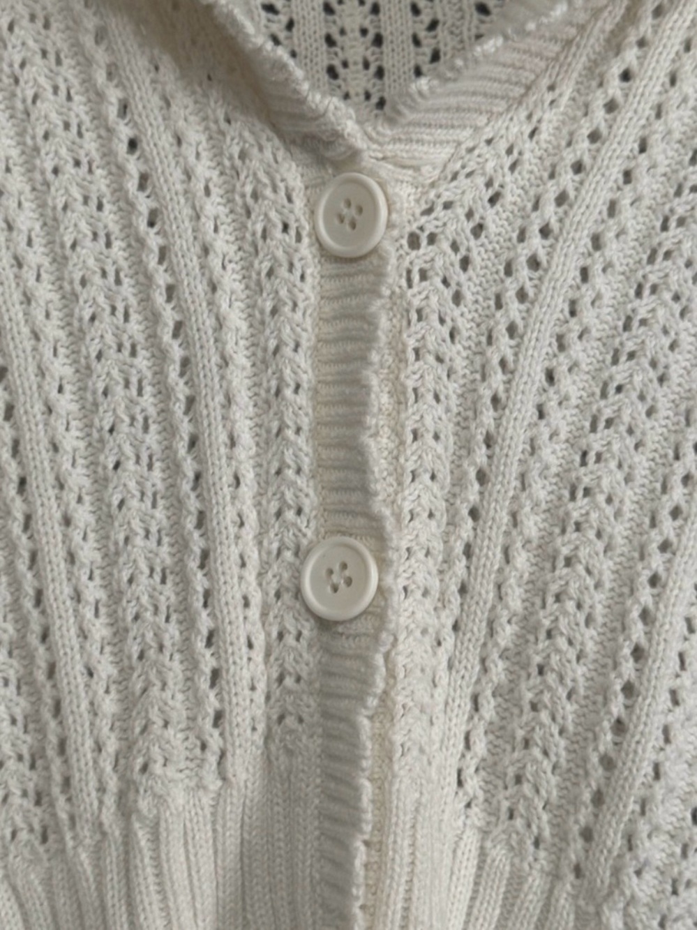NOTATIONS CARDIGAN SIZE LARGE - Picture 3 of 8